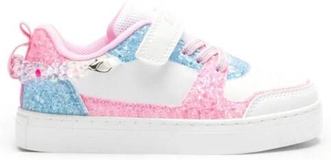 Lelli Kelly Leren sneakers met glitter Wit