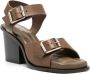 LEMAIRE Leren sandalen 90 mm Bruin - Thumbnail 2