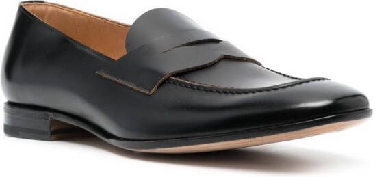 Lidfort Leren loafers Zwart