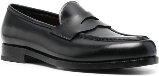 Lidfort Leren loafers Zwart