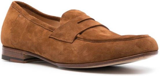 Lidfort Suède loafers Bruin