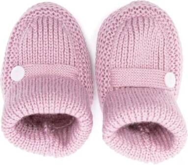 Little Bear Slippers met gestrikte voorkant Roze