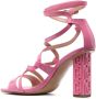 LIU JO Lakleren sandalen Roze - Thumbnail 3