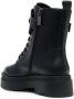 LIU JO Combat boots met logoplakkaat Zwart - Thumbnail 3