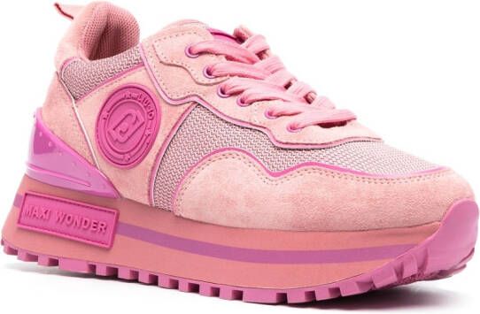 LIU JO Sneakers met plateauzool Roze