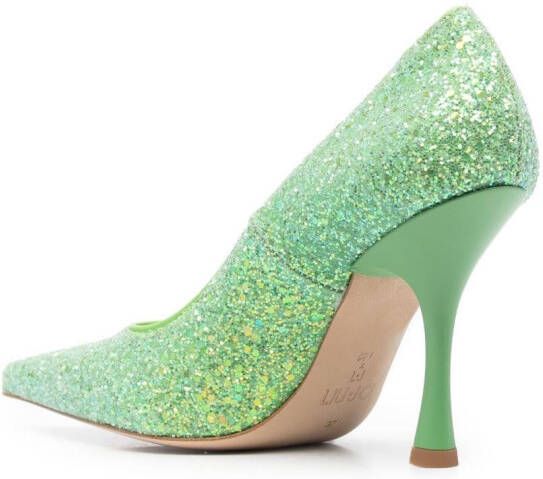 LIU JO Pumps verfraaid met glitter Groen