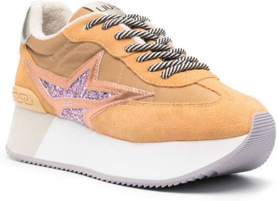 LIU JO Sneakers met pailletten Oranje