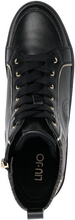 LIU JO Silvia 69 high-top sneakers Zwart