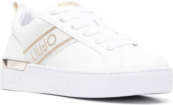 LIU JO Sneakers met logoband Wit