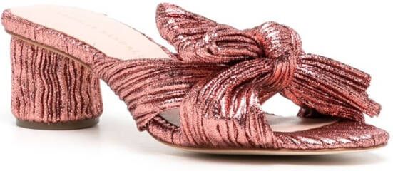 Loeffler Randall Plissé sandalen Roze