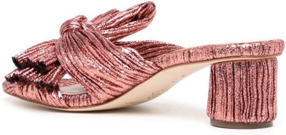 Loeffler Randall Plissé sandalen Roze