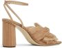 Loeffler Randall Camellia geplooide sandalen Roze - Thumbnail 4