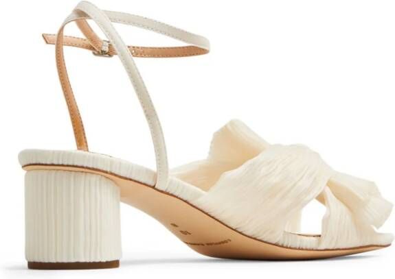 Loeffler Randall Dahlia sandalen met strik Beige