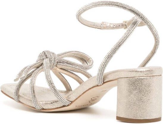 Loeffler Randall Leren sandalen Goud