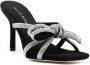 Loeffler Randall Margi sandalen verfraaid met kristal Zwart - Thumbnail 2