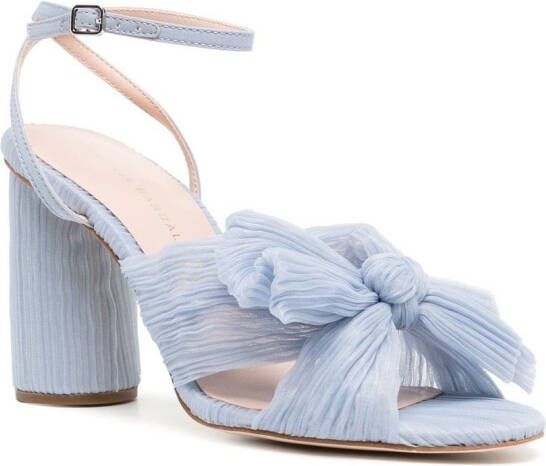 Loeffler Randall Sandalen met plissé detail Blauw