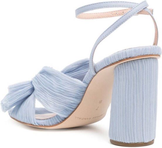 Loeffler Randall Sandalen met plissé detail Blauw