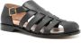 LOEWE Campo leren sandalen Zwart - Thumbnail 2