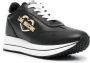 Love Moschino Sneakers met logoplakkaat Zwart - Thumbnail 2