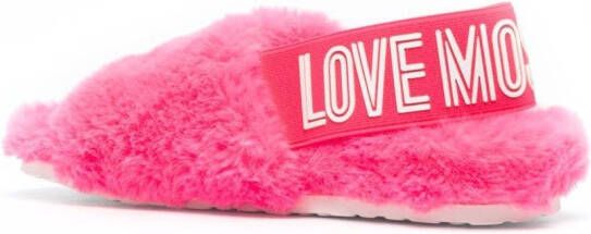 Love Moschino Sandalen met open neus Roze