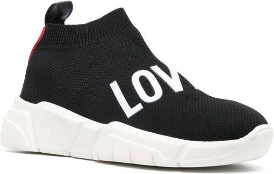 Love Moschino Slip-on sneakers Zwart