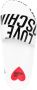 Love Moschino Slippers met logoprint Wit - Thumbnail 4