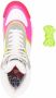 Love Moschino Leren Sneakers Ronde Neus Rubberen Zool White Dames - Thumbnail 7