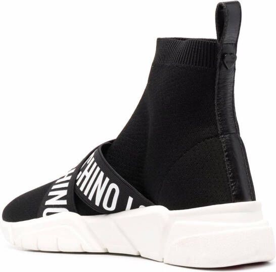 Love Moschino Soksneakers Zwart