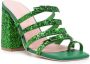 Macgraw Dorothy sandalen met glitter Groen - Thumbnail 2