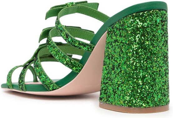 Macgraw Dorothy sandalen met glitter Groen