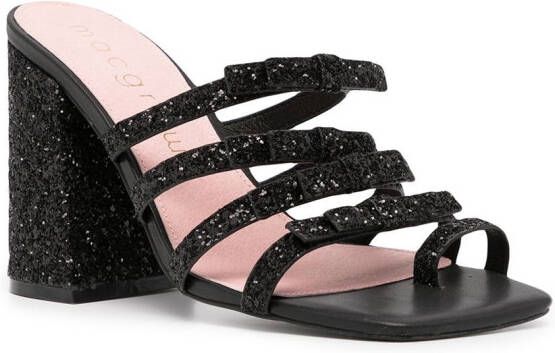 Macgraw Dorothy sandalen met glitter Zwart