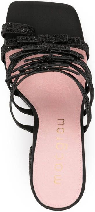 Macgraw Dorothy sandalen met glitter Zwart