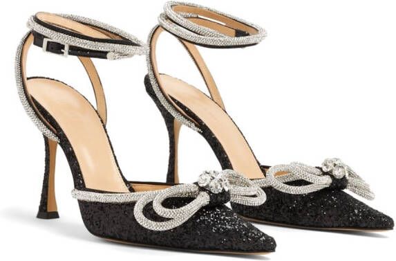 MACH & MACH Pumps met glitter Zwart