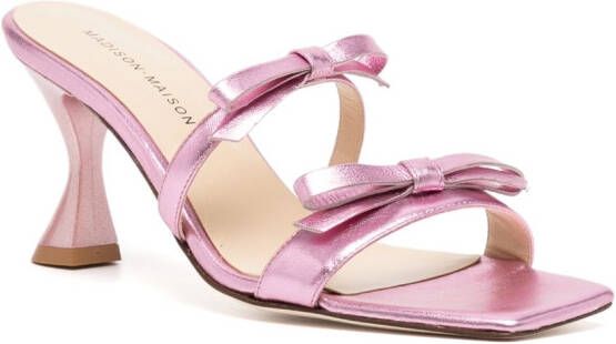 Madison.Maison Sandalen met metallic-effect Roze