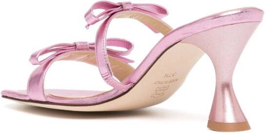 Madison.Maison Sandalen met metallic-effect Roze