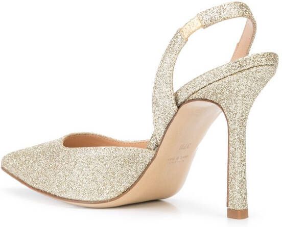 Madison.Maison Chanel pumps met glitter Goud