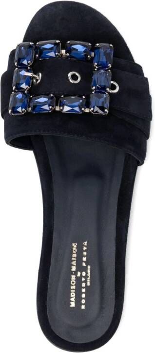 Madison.Maison Madison Maison Fade sandalen met gesp Blauw