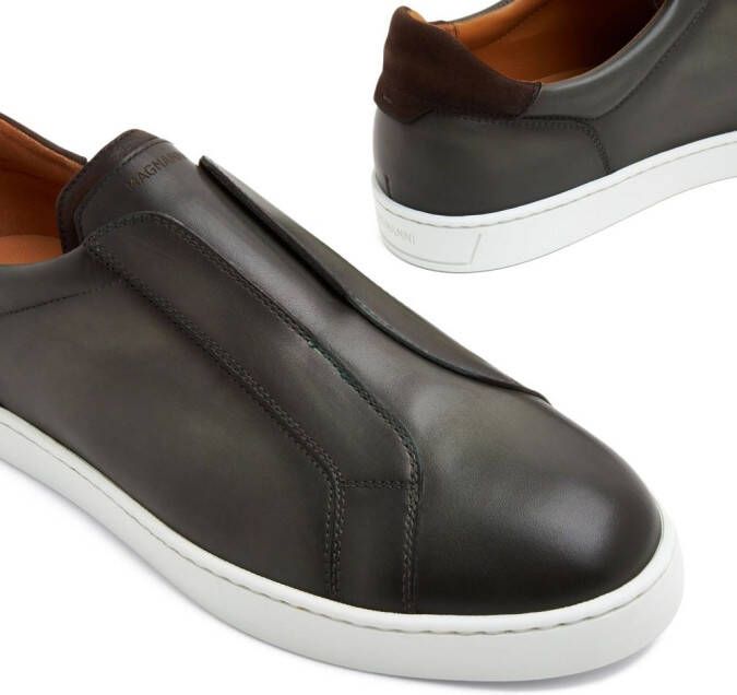 Magnanni Leren sneakers Zwart