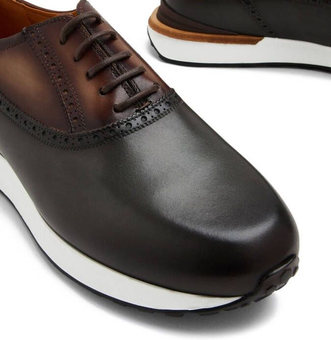 Magnanni Leren sneakers Zwart