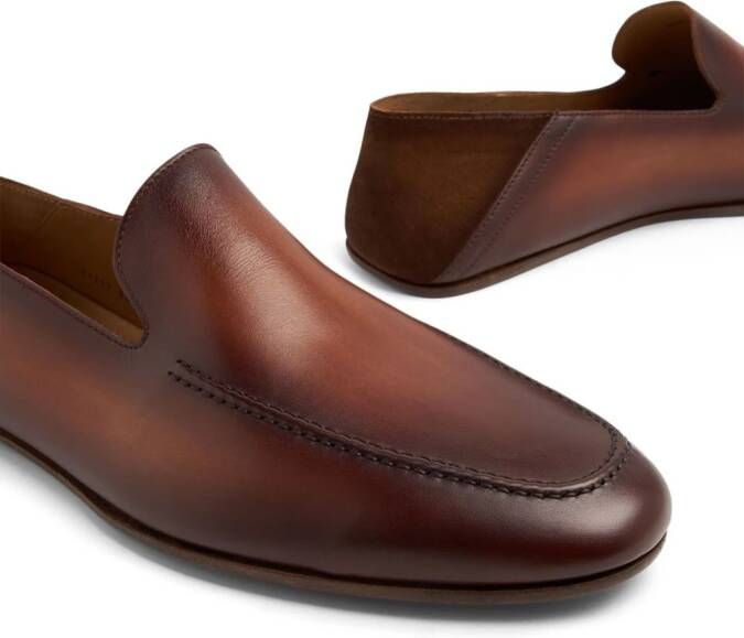 Magnanni Heston slippers met ronde neus Bruin