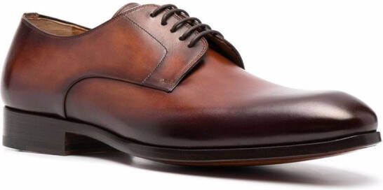 Magnanni Leren derby schoenen Bruin