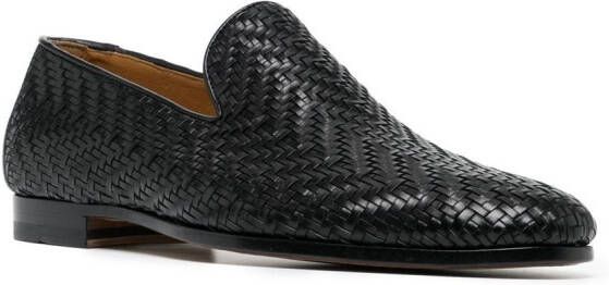 Magnanni Leren loafers Zwart