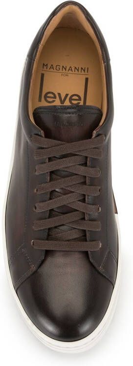 Magnanni Leren sneakers Bruin