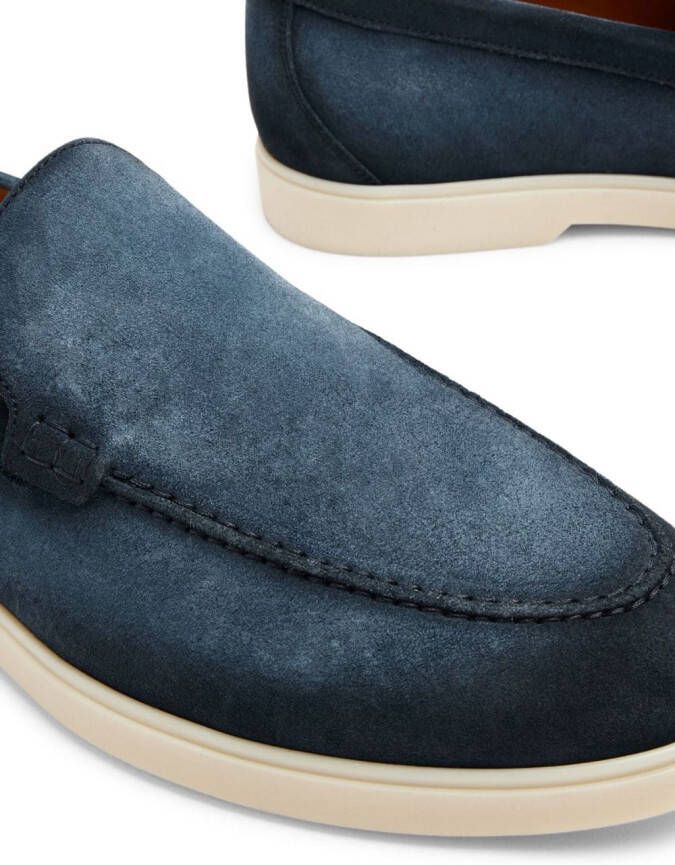 Magnanni Paraiso loafers met stiksels Blauw