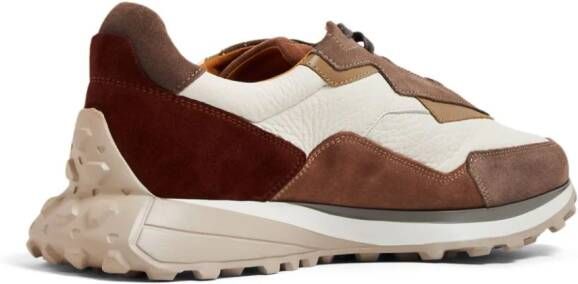 Magnanni Sneakers met vlakken Bruin