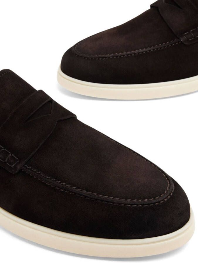 Magnanni Leren handschoenen Bruin