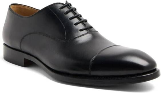 Magnanni Leren Oxford schoenen Zwart