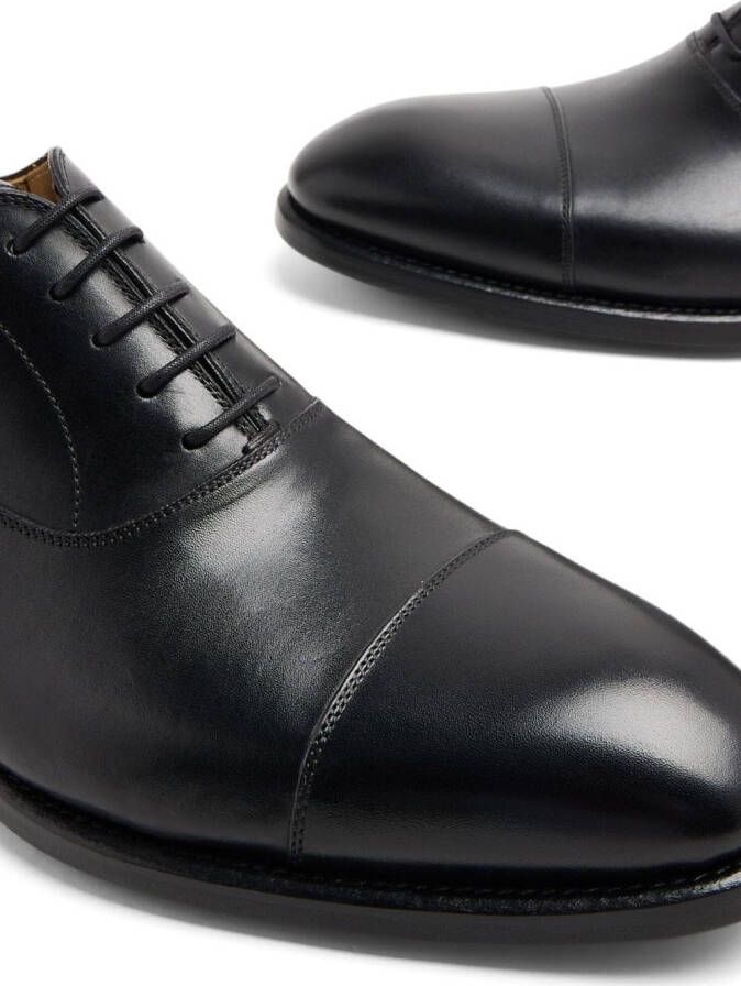 Magnanni Leren Oxford schoenen Zwart