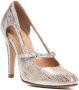 Maison Margiela 100mm lurex Mary-Jane pumps Zilver - Thumbnail 2