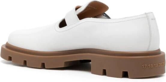 Maison Margiela Ivy leren loafers Wit